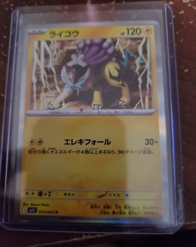 2019 Pokémon m1S: Mega Symphonia #030 Raikou — front