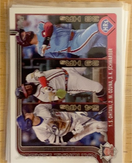 2025 Topps #144 Shohei Ohtani / Marcell Ozuna / Kyle Schwarber — front