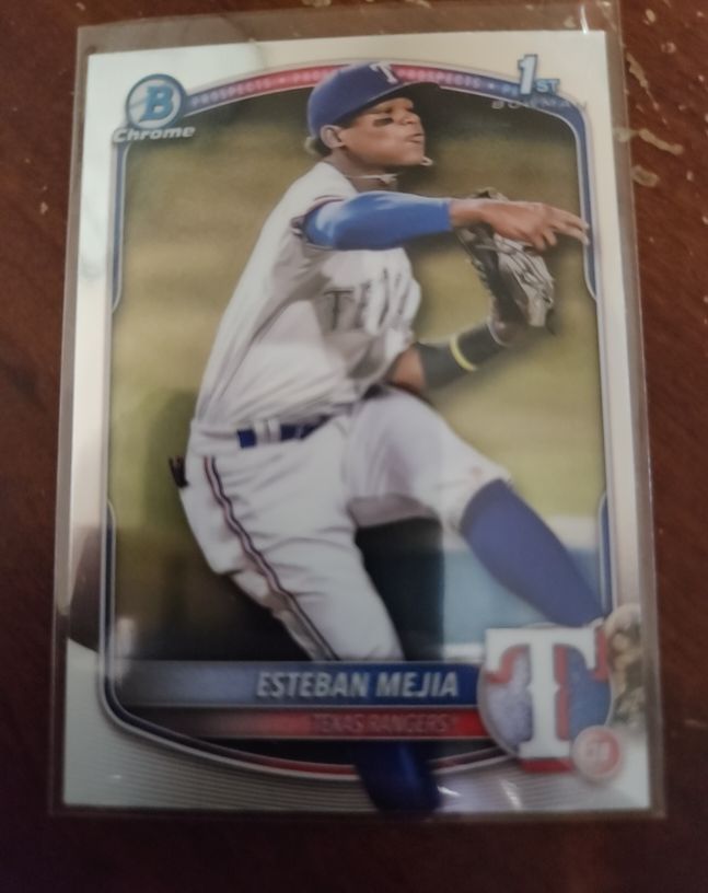 2025 Bowman Chrome Prospects #BCP-9 Esteban Mejia — front