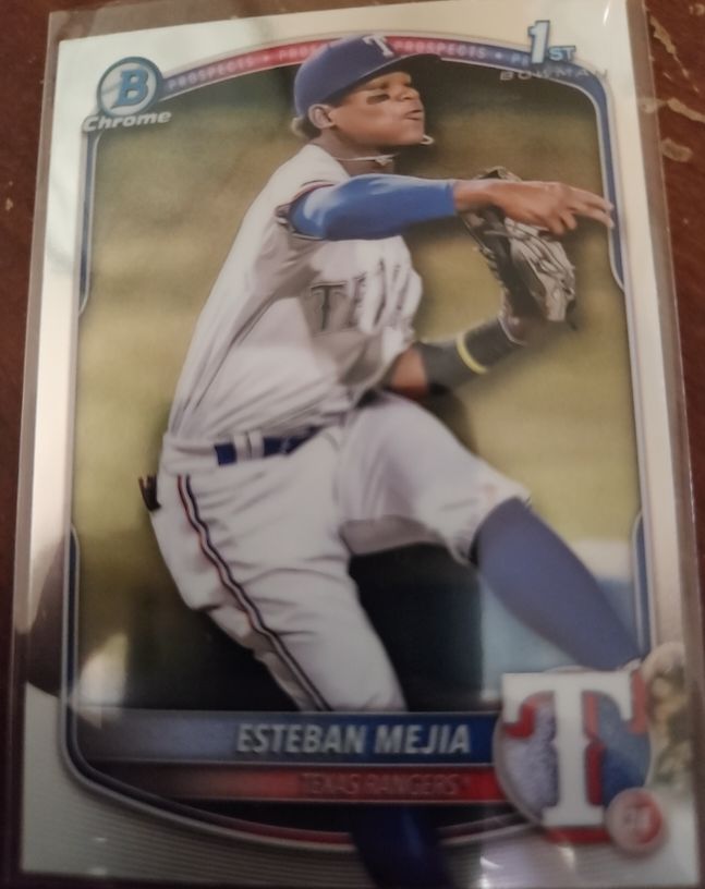 2025 Bowman Chrome #BCP-9 Esteban Mejia — front