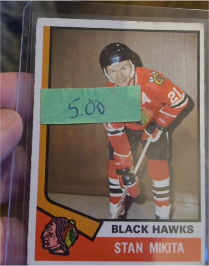1974 Topps #20 Stan Mikita — front