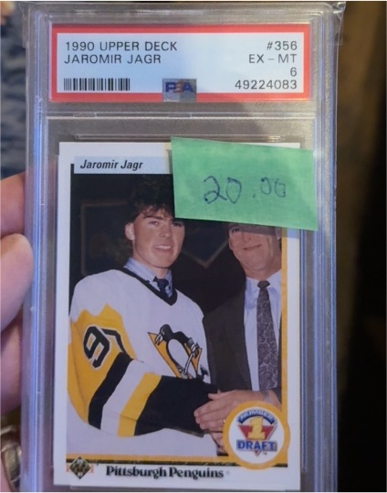 1990 Upper Deck #356 Jaromir Jagr — front