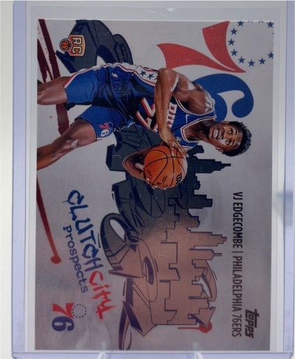 2025-26 Topps #CC-3 VJ Edgecombe Clutch City Prospects Rookie — front