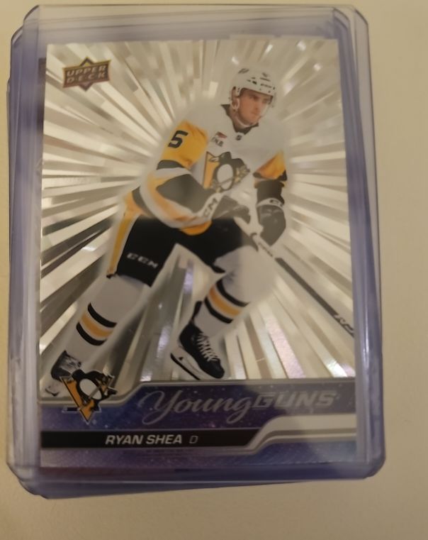 2023-24 Upper Deck Outburst Silver Young Guns #489 Ryan Shea — front