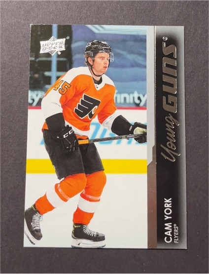 2021-22 Upper Deck #243 Cam York Young Guns Rookie Card — front