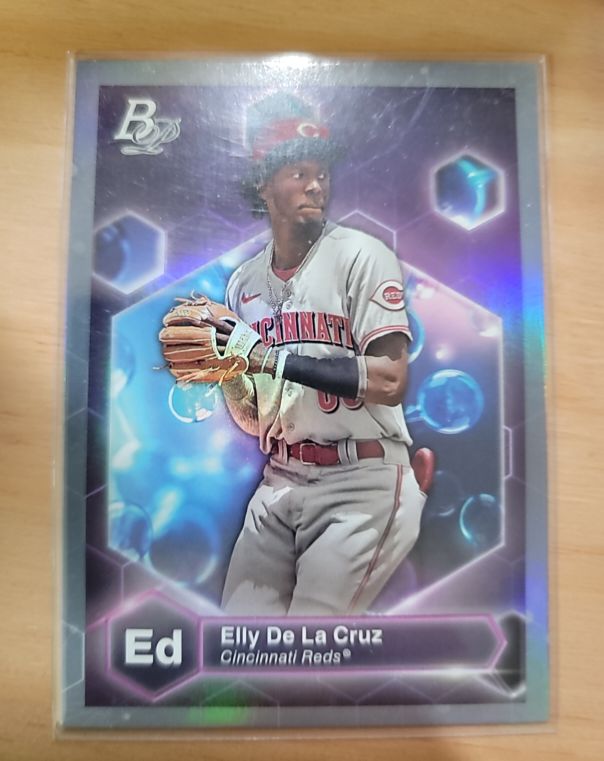 2022 Bowman Platinum Precious Elements #PE-16 Elly De La Cruz — front