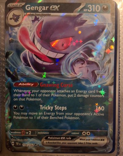 2024 Pokémon SV05: Temporal Forces #104 Gengar ex — front