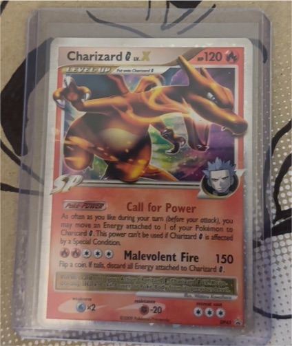2009 Pokémon Diamond & Pearl Black Star Promo #DP45 Charizard G LV.X — front