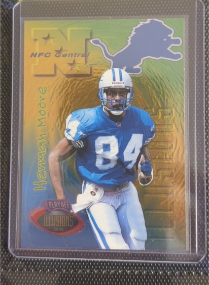 1996 Playoff Illusions #75 Herman Moore — front