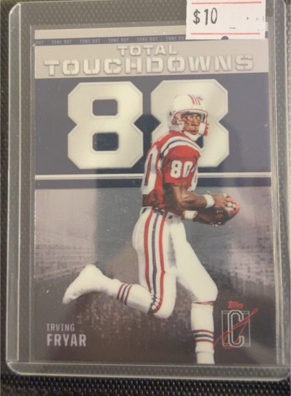 2024 Topps Signature Class #ZO-24 Irving Fryar Zone Out Total Touchdowns — front