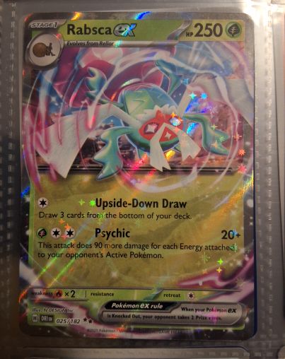 2023 Pokémon SV10: Destined Rivals #025 Rabsca ex — front