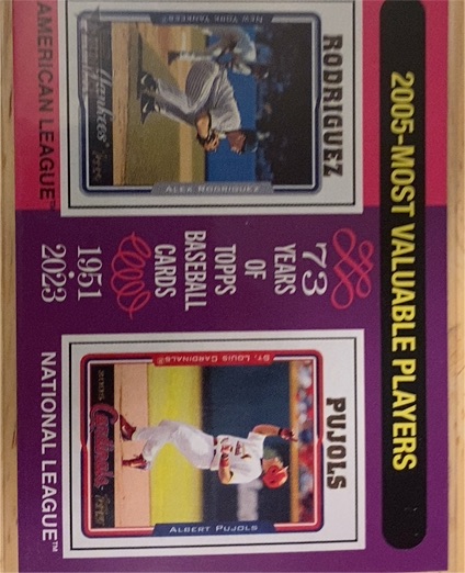 2024 Topps Heritage #202 Alex Rodriguez / Albert Pujols — front