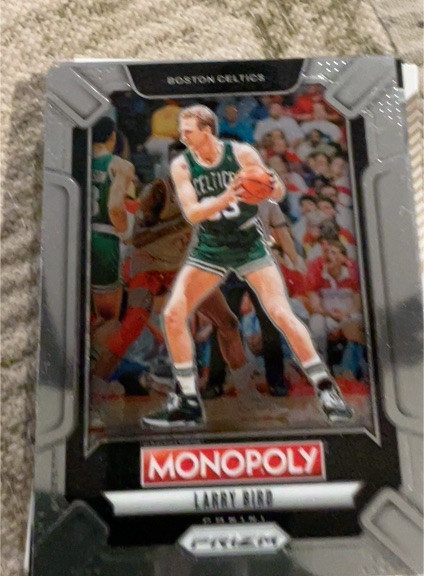 2024-25 Panini Prizm Monopoly #LEG3 Larry Bird — front