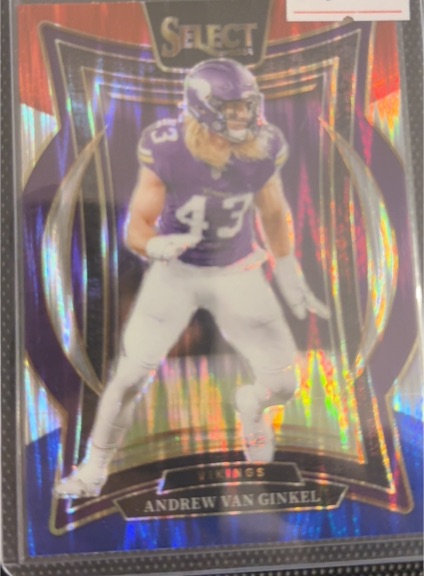2024 Panini Select - Concourse Andrew Van Ginkel #6 Red Shock Prizm /249 (RC) — front