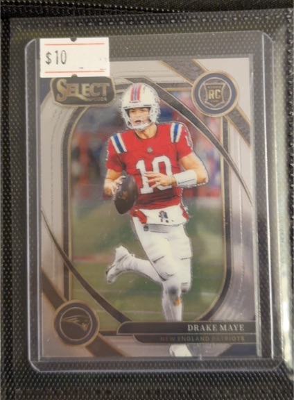 2024 Panini Select Club Level #218 Drake Maye — front