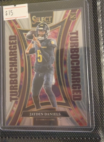 2024 Panini Select #12 Jayden Daniels Turbocharged — front