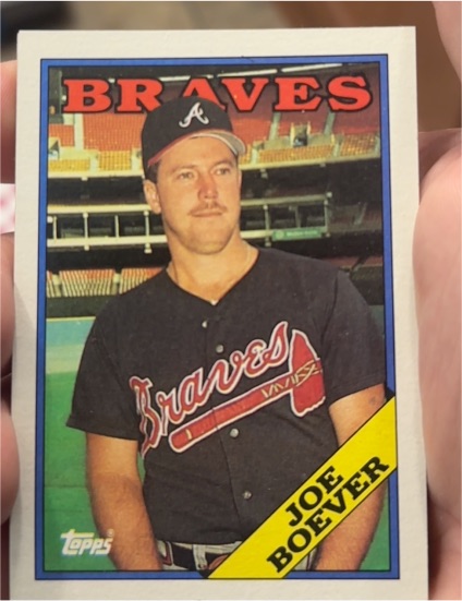 1988 Topps #627 Joe Boever — front