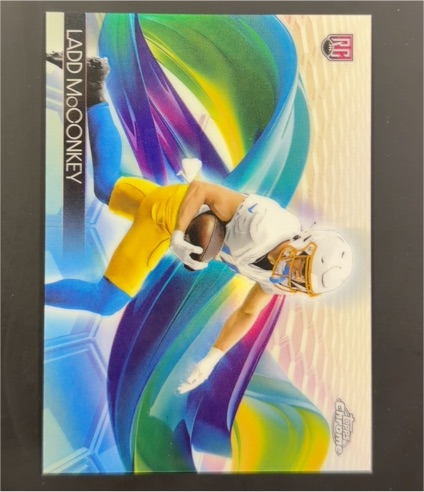 2024 Topps Chrome Helix Ladd McConkey — front