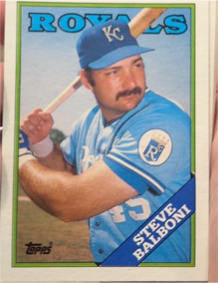 1988 Topps #638 Steve Balboni — front
