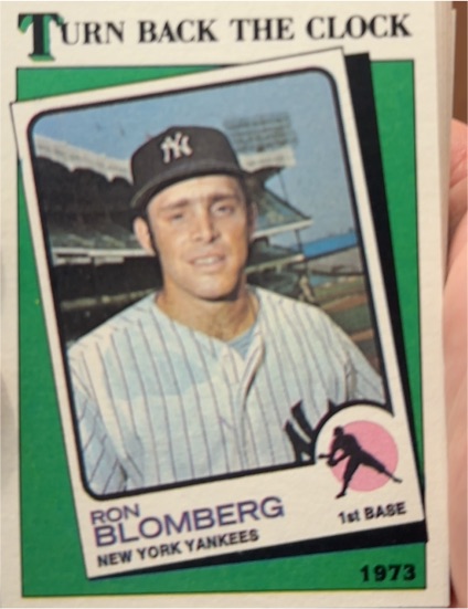 1973 Topps #462 Ron Blomberg — front