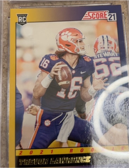 2021 Panini Score #TB1 Trevor Lawrence — front