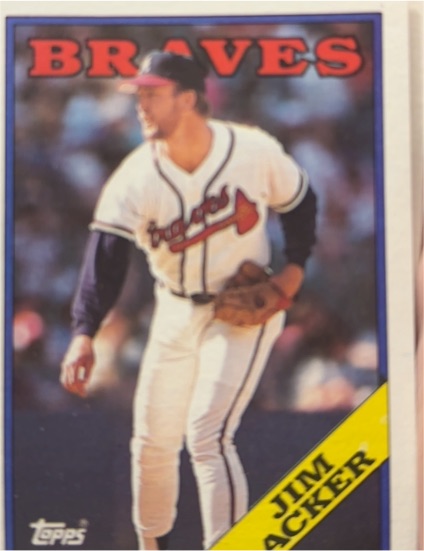1988 Topps #678 Jim Acker Atlanta Braves — front