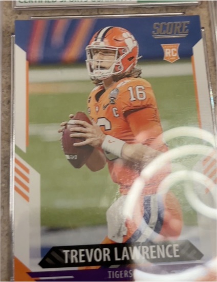 2021 Panini Score #301 Trevor Lawrence — front