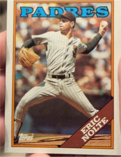 1988 Topps #694 Eric Nolte — front