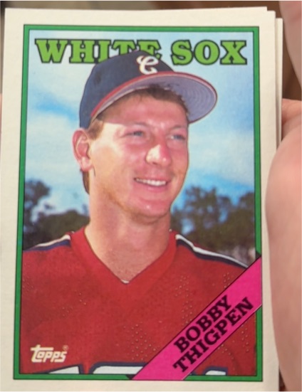 1988 Topps #613 Bobby Thigpen — front