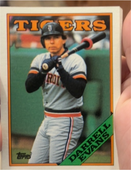 1988 Topps #630 Darrell Evans — front