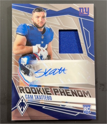 2025 Panini Phoenix Rookie Phenom #RPJ-CSO Cam Skattebo — front