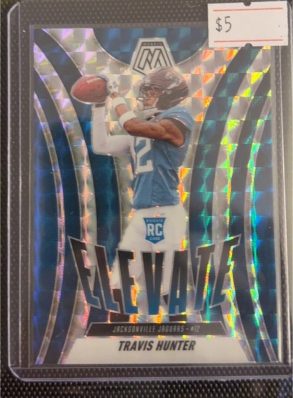 2025 Panini Mosaic #1 Travis Hunter Elevate — front