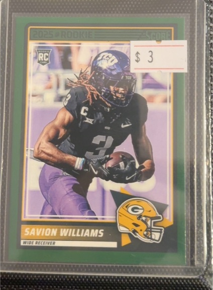 2025 Panini Score #54 Savion Williams — front
