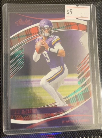 2025 Panini Absolute Football #100 J.J. McCarthy — front