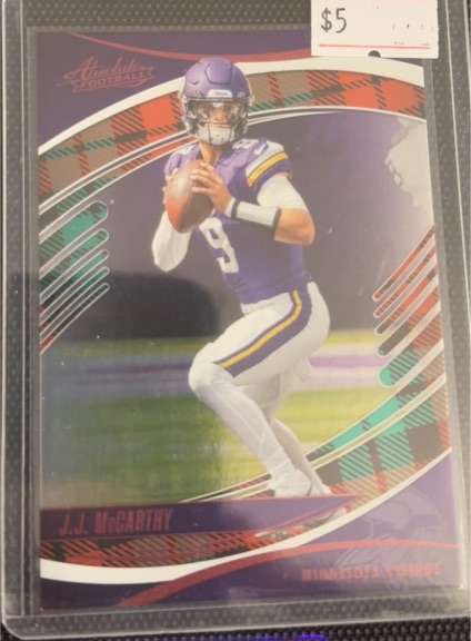 2025 Panini Absolute Football #100 J.J. McCarthy — front