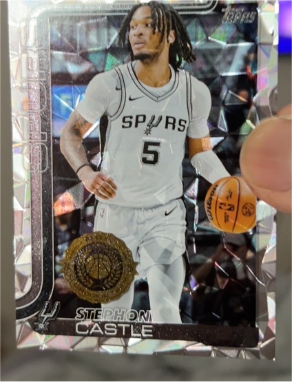 2025-26 Topps #197 Stephon Castle — front