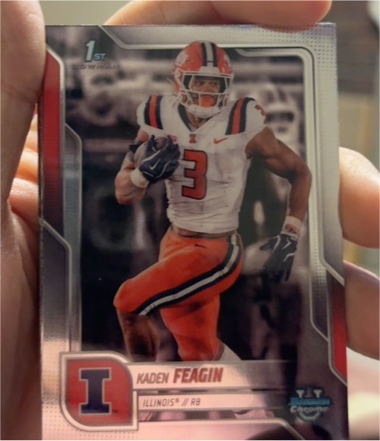 2025 Bowman Chrome University #26 Kaden Feagin — front