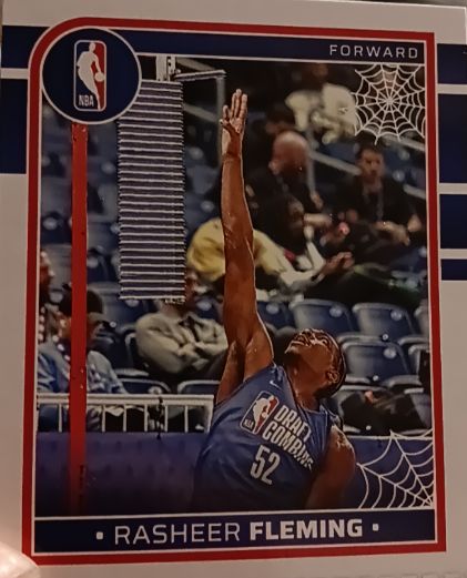 2024-25 Panini Haunted Hoops Extended Prospect #22 Rasheer Fleming — front
