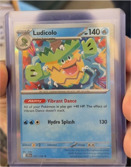 2025 Pokemon Journey Together #037 Ludicolo — front
