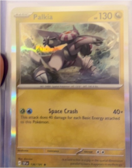 2023 Pokémon SV08: Surging Sparks #136 Palkia — front
