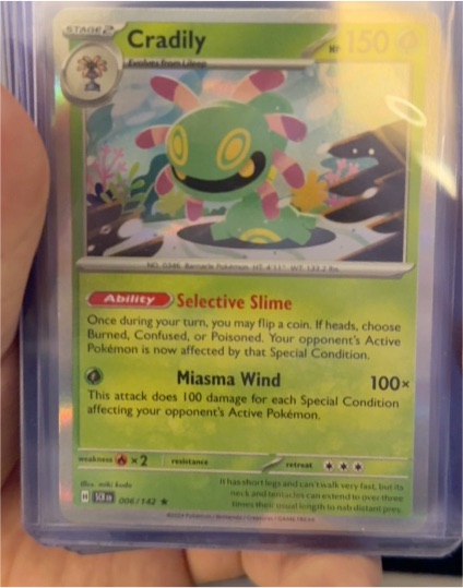 2024 Pokémon Stellar Crown #006 Cradily — front