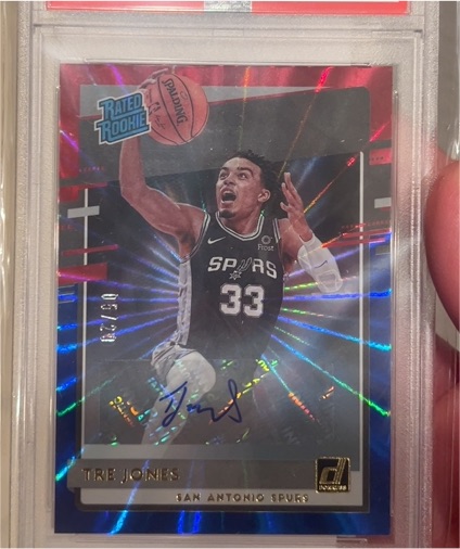 2020-21 Donruss #244 Tre Jones — front