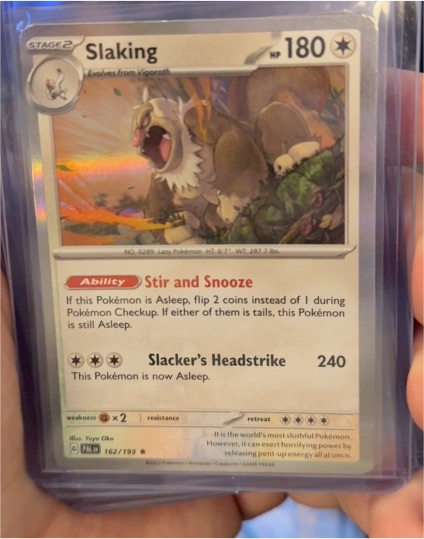 2023 Pokémon Paldea Evolved #162 Slaking — front