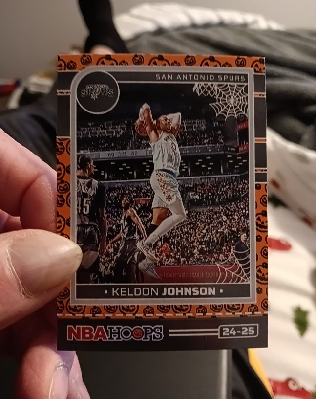 2024-25 Panini NBA Haunted Hoops #24-25 Keldon Johnson — front
