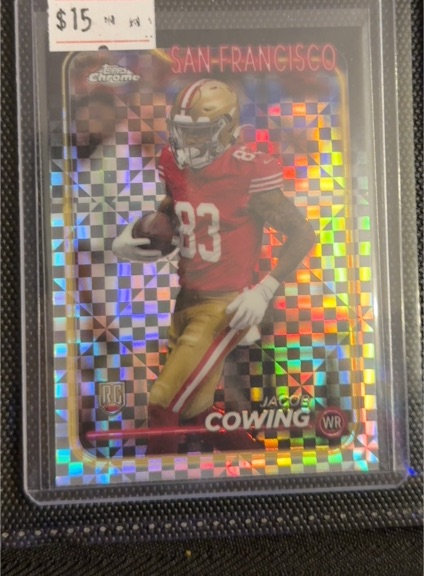 2024 Topps Chrome #285 Jacob Cowing — front