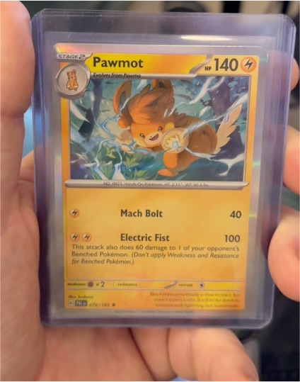 2023 Pokémon TCG Paldea Evolved #076 Pawmot — front