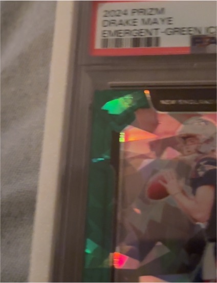 2024 Panini Prizm Emergent #4 Drake Maye — front