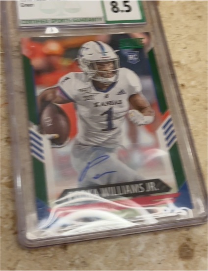 2021 Score #378 Pooka Williams Jr. — front