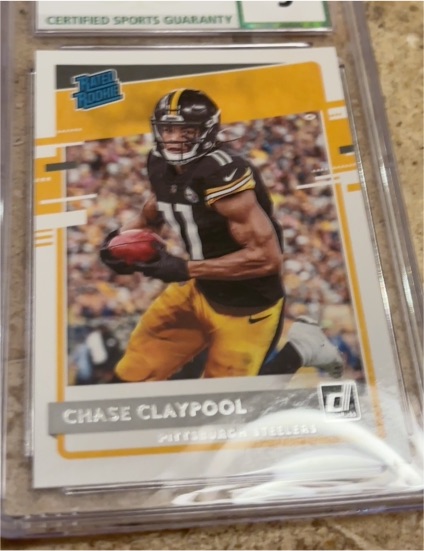 2020 Donruss #327 Chase Claypool — front