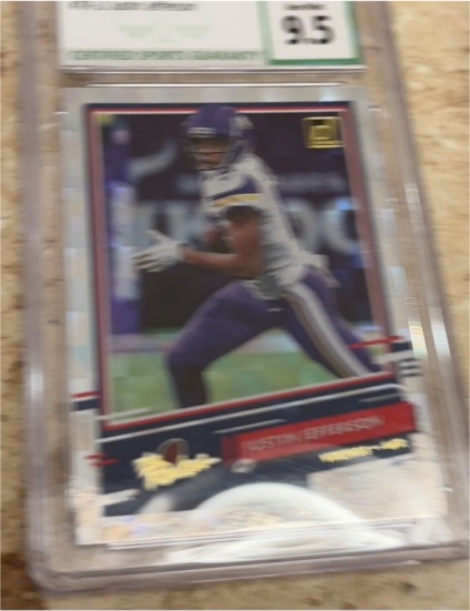 2020 Donruss The Rookies #TR-JUJ Justin Jefferson — front
